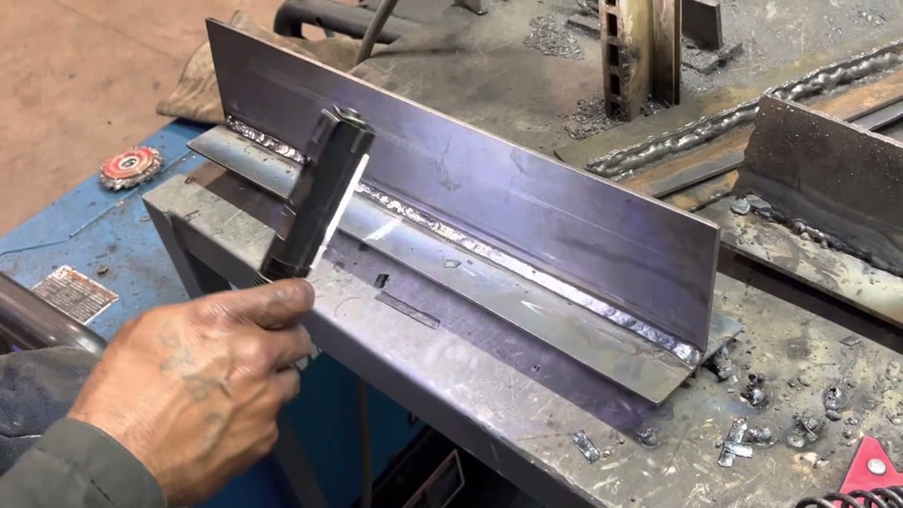 Flux-core Dual Shield 3 Pass Fillet Weld