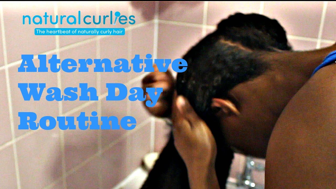 Natural Hair Alternative Wash Day Routine YouTube