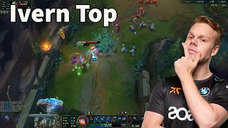 Wunder Is Smurfing On Ivern Top In High Elo Solo Queue