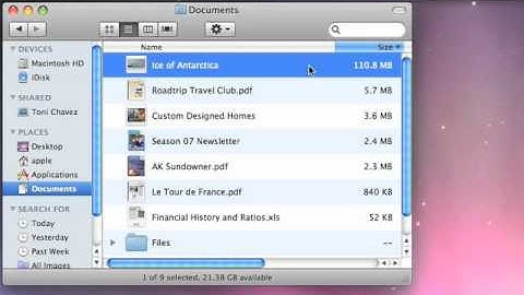 Apple Quick Tips - iChat File Transfer