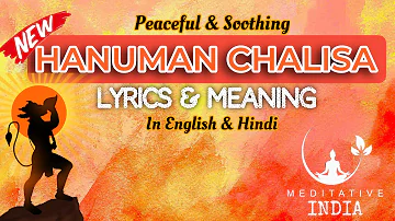 Soothing HANUMAN CHALISA with MEANING and LYRICS in a NEVER HEARD Sound and Soothing Reverb LoFi Ver