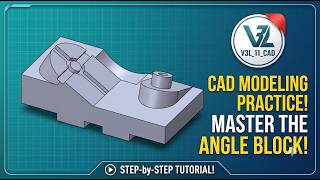 Solidworks Tutorial/Practice: Modeling a Complex Mechanical Bracket Component