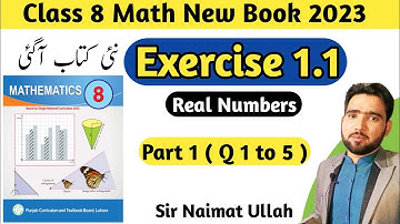 Exercise 1.1 Class 8 Math Chapter 1 New Book 2023 | Part 1 | SNC | PTB