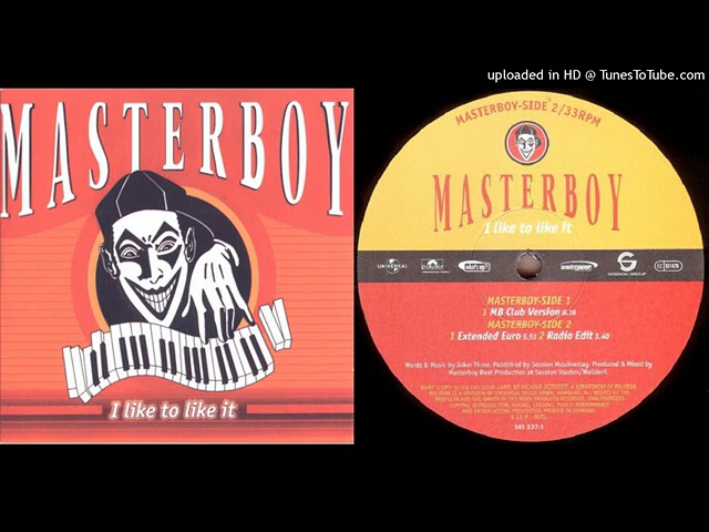 Masterboy – I Like To Like It /Maxi CD/ (2000) - YouTube