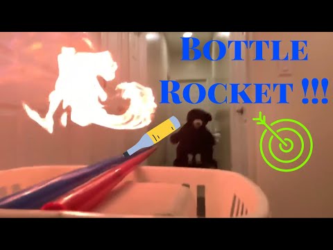 Rubbing Alcohol Rocket Bottle