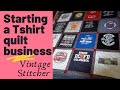 All the secrets to starting a profitable tshirt quilt business.