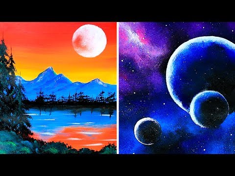 12 Simple Yet Awesome Drawing Tricks || Tutorial Drawing