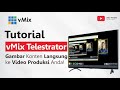 Tutorial vMix Telestrator - Gambar Konten Langsung ke Video Produksi Anda!