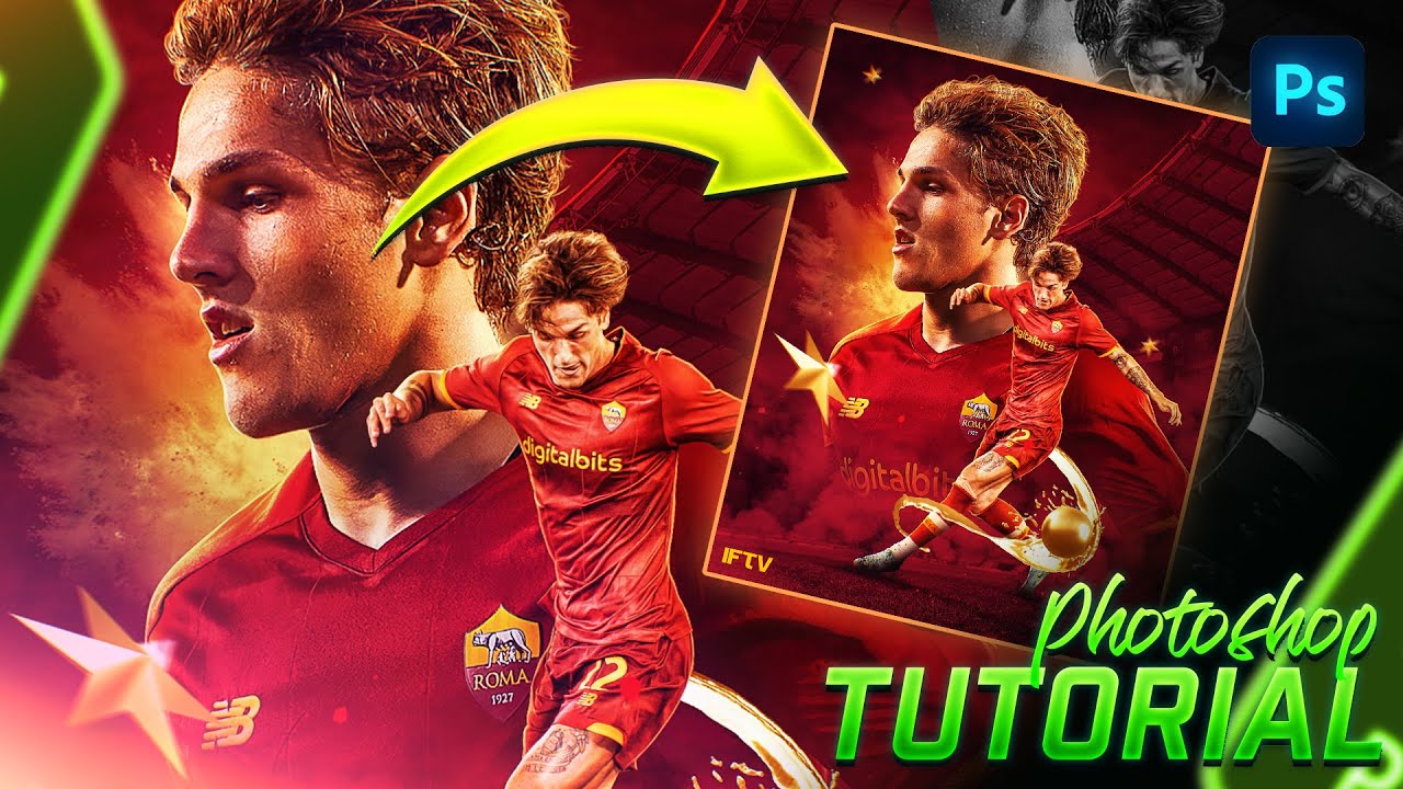 *Photoshop Tutorial* How to Create a Professional Football Poster | As ...