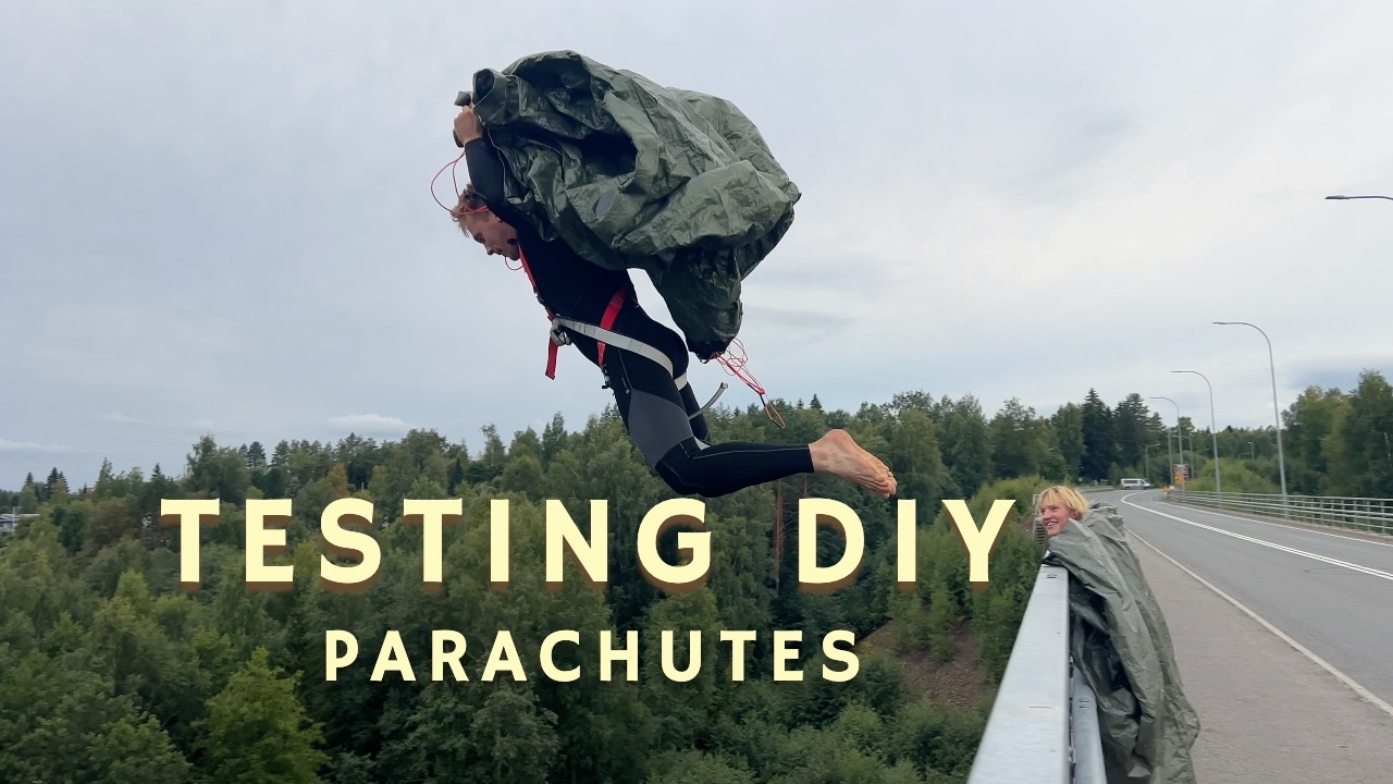 DIY parachute bridge day