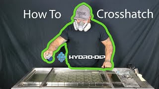 How to spray activator crosshatch