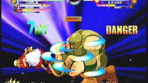 MvC2: Charlie+Jugg 3/4 Screen Corner Push Sequence