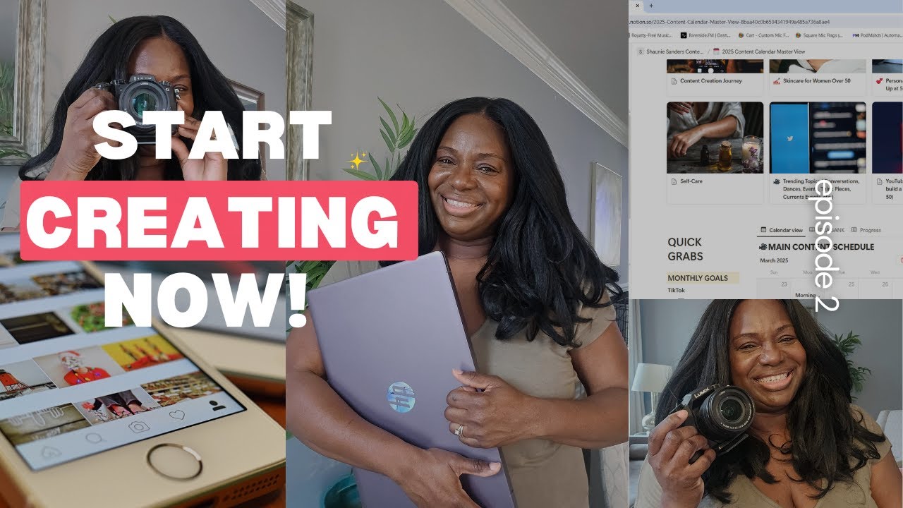 How I Plan Content as a New Creator at 50 📅