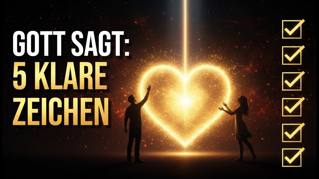 GOTT SAGT: 5 klare Zeichen, dass es die richtige Person ist – nicht nur dein Wunsch.