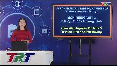 Tiếng Việt lớp 2 ( Cánh diều )- Đọc: Bồ câu tung cánh