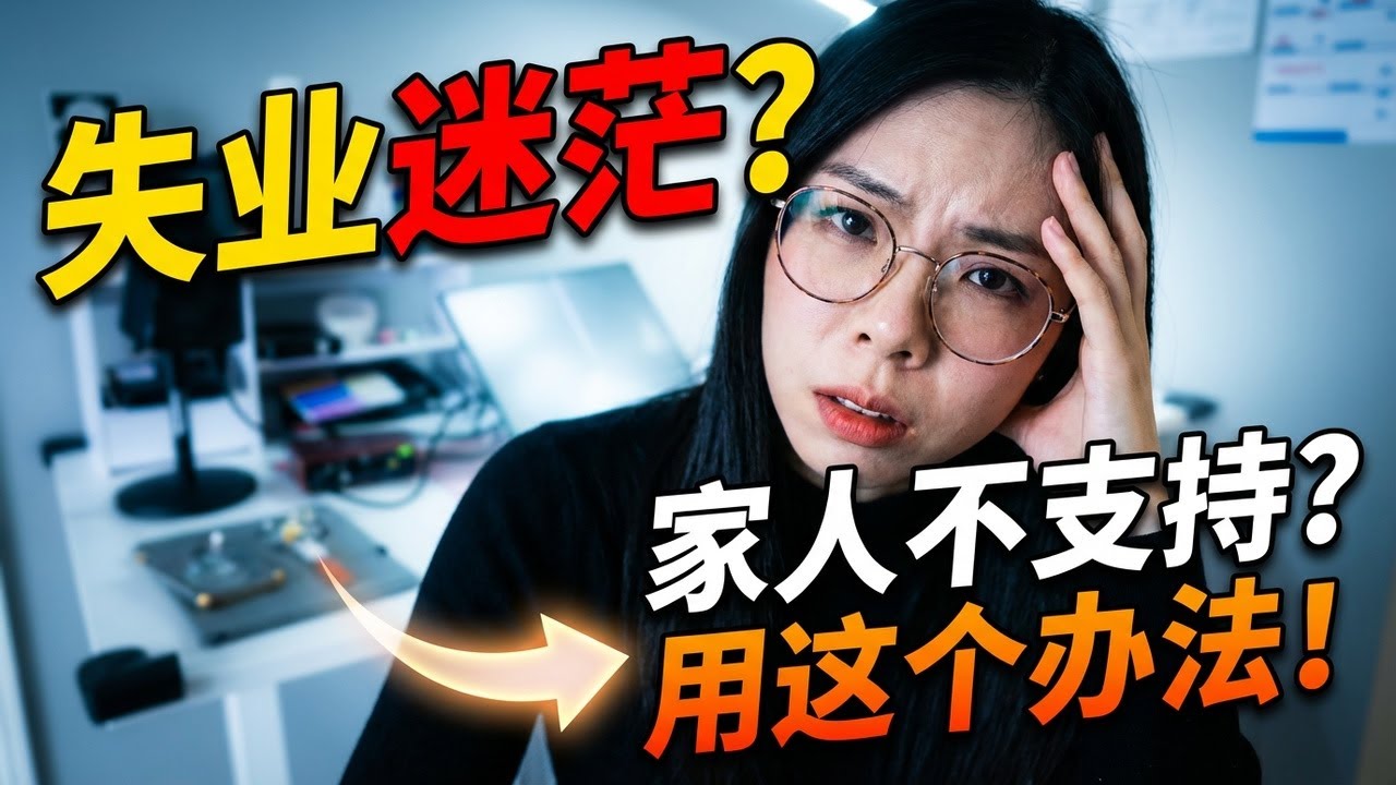 失业vlog03: 失业迷茫中，家人不支持你的事业？用这个办法
