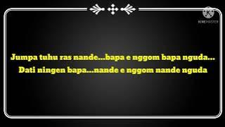 Karaoke Lagu Karo Sada Labah Dua Kuncina Tone Cowok
