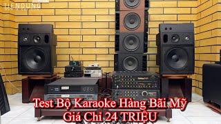 Test used karaoke combo ONLY 24 MILLION | JBL Control 10 Speaker + Boston PA-888 Amplifier