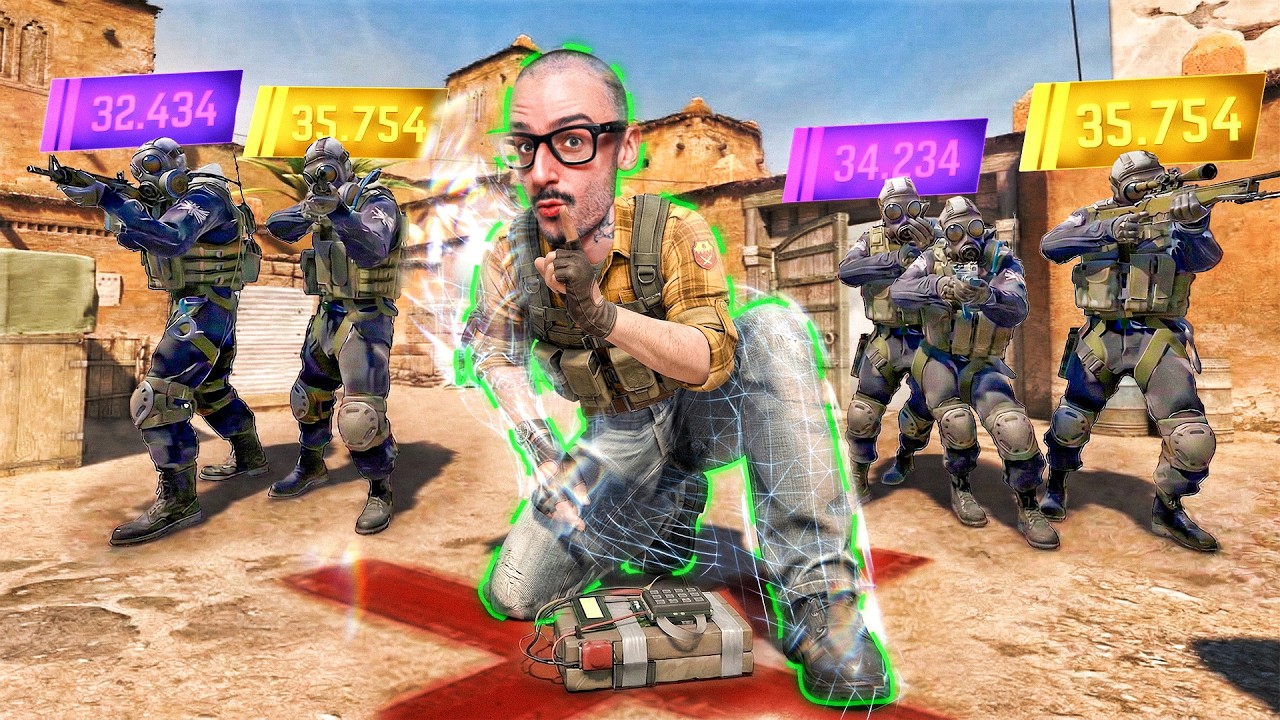 ¿puedo ganar a 5 PROS siendo INVISIBLE?