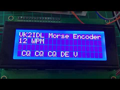 VK2IDL Morse Code Encoder v1
