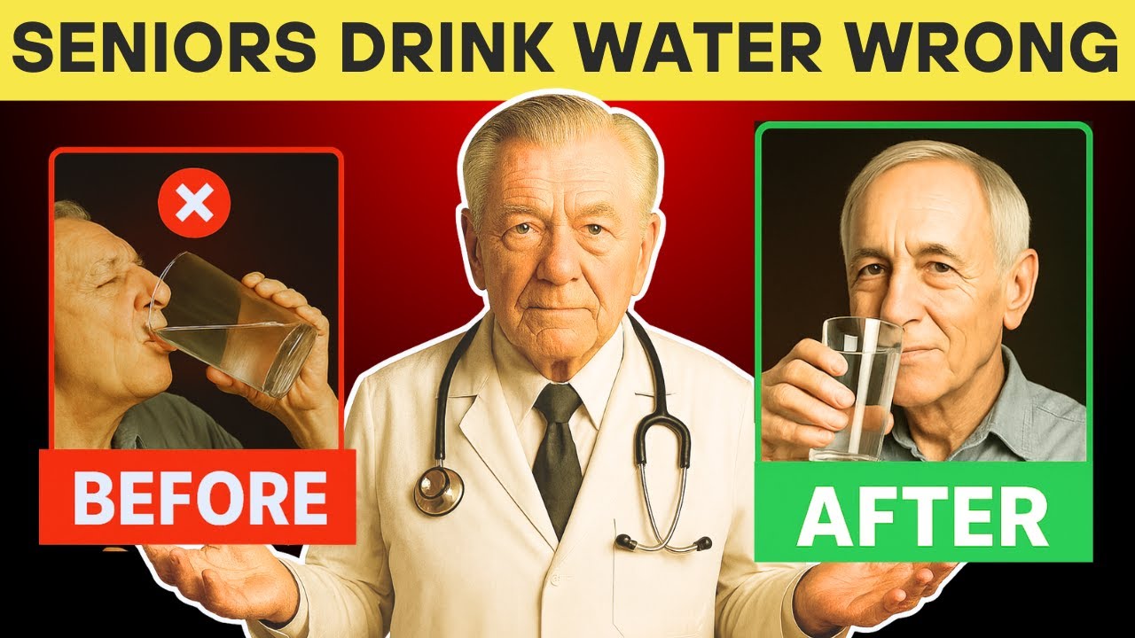 America's Oldest Doctor: Why Drinking Water the Wrong Way Is Making You Weaker After 70