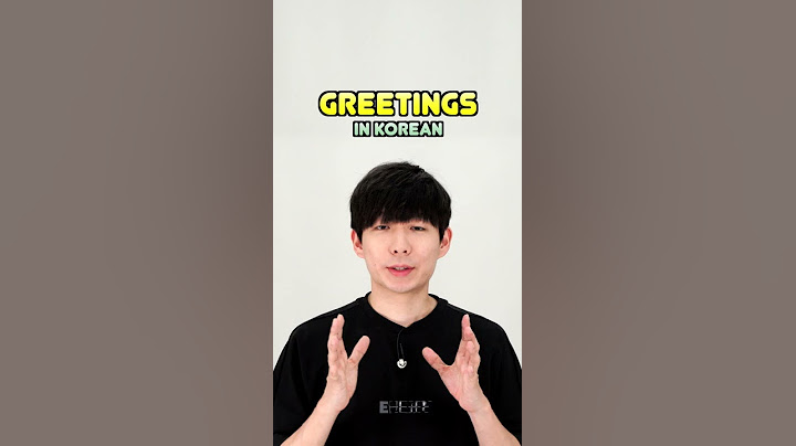 Salam sederhana dalam bahasa Korea untuk pemula!