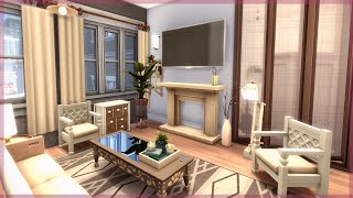 STYLISH BOHO APARTMENT | The Sims 4 Apartment Renovation | Speed Build (No CC)