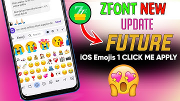 ZFONT New Update future 😱 || Zfont se ios emoji kaise apply kare || ios emojis on android vivo