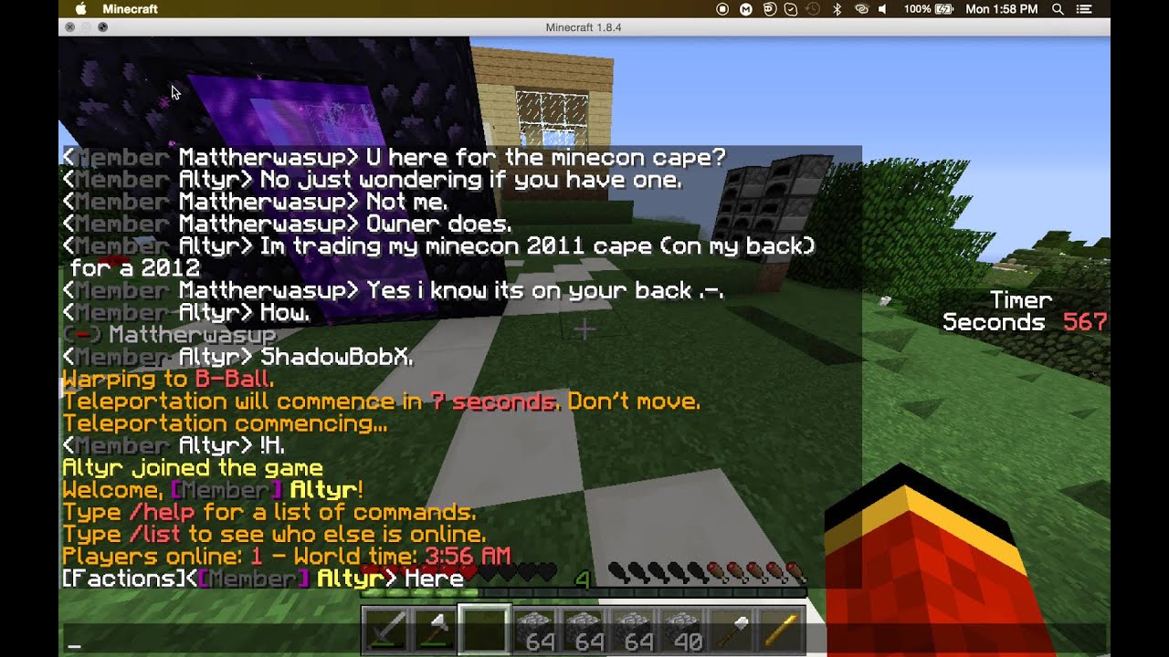 Trading minecon 2011 cape for 2012!