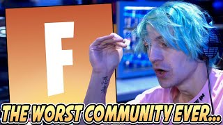 Ninja Gets ANGRY & Explains Why Fortnite Has The WORST Community... - Fortnite Highlights