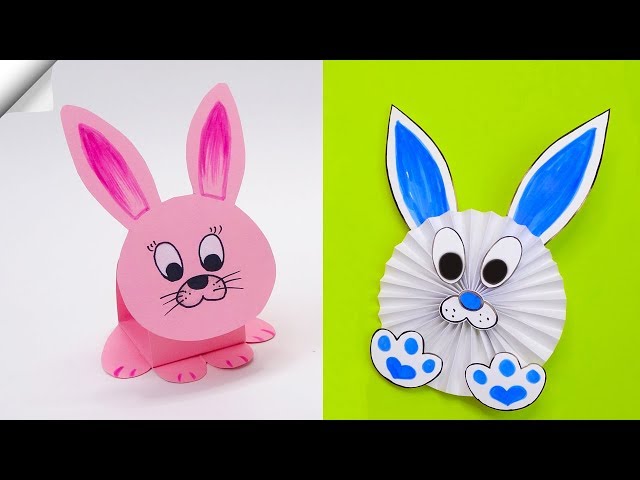 12 PAPER RABBIT - PAPER CRAFTS EASY - YouTube