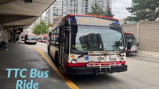 Toronto Ttc 939B Finch Express Bus Ride From Finch To Finch West Station 892022