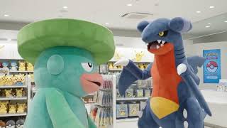 Lombre & Gabite Mascots Greet At Japan Pokemon Center #pokemoncenterjapan #mascotcostume