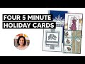 🔴4 Handmade Holiday Cards to Make in 5 Minutes