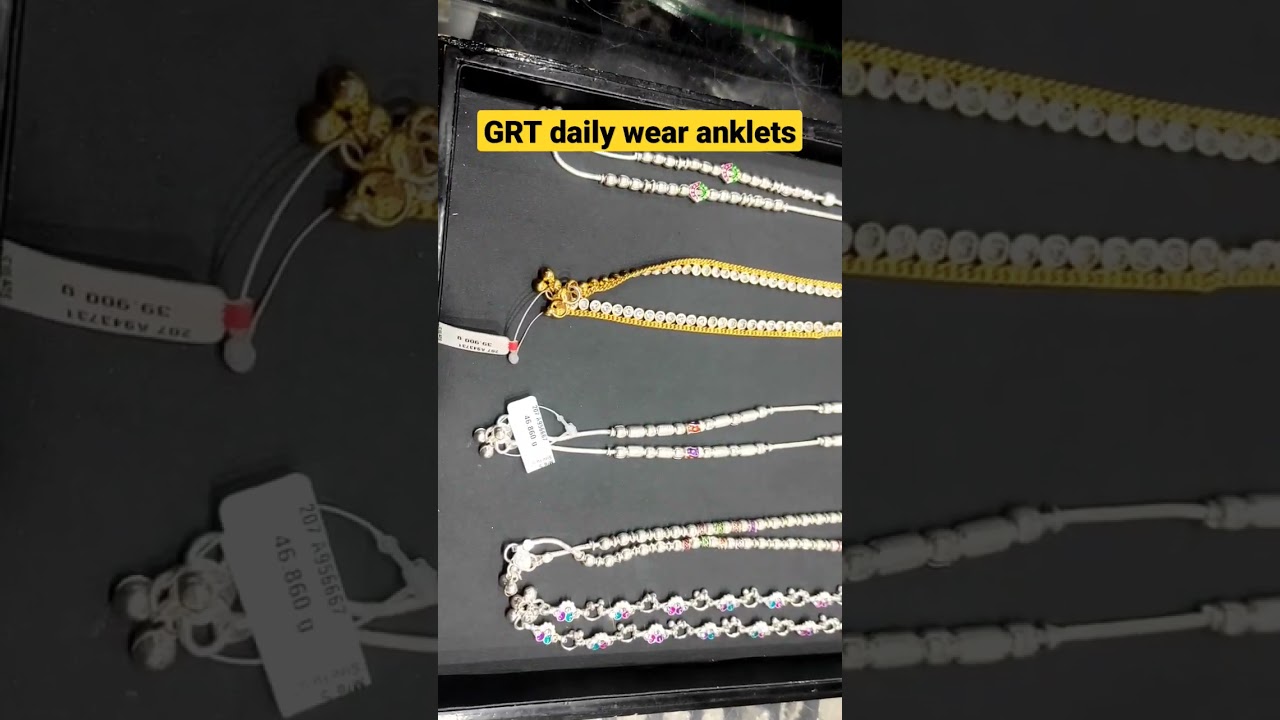 Grt daily wear anklets collection 