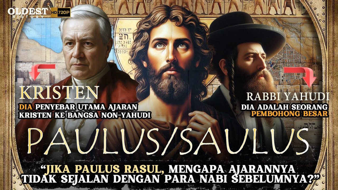 SKANDAL SEJARAH!!! Paulus Diagungkan Kristen, Tapi Dilaknat Yahudi!! Apa Kata Islam?!
