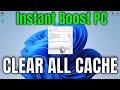 (2026) How to Clear ALL CACHE JUNK From Windows 11 (Boost Up PC/Laptop)
