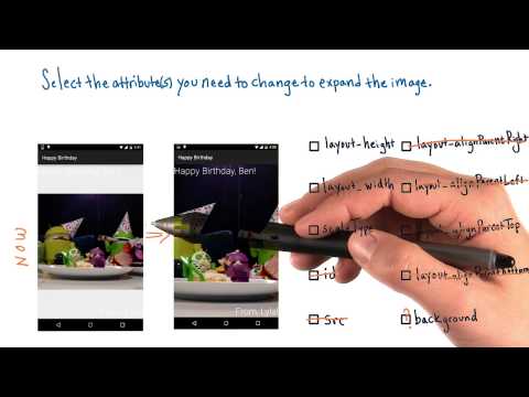 3 : Attributes for the ImageView SOL - 3 : Attributes for the ImageView SOL