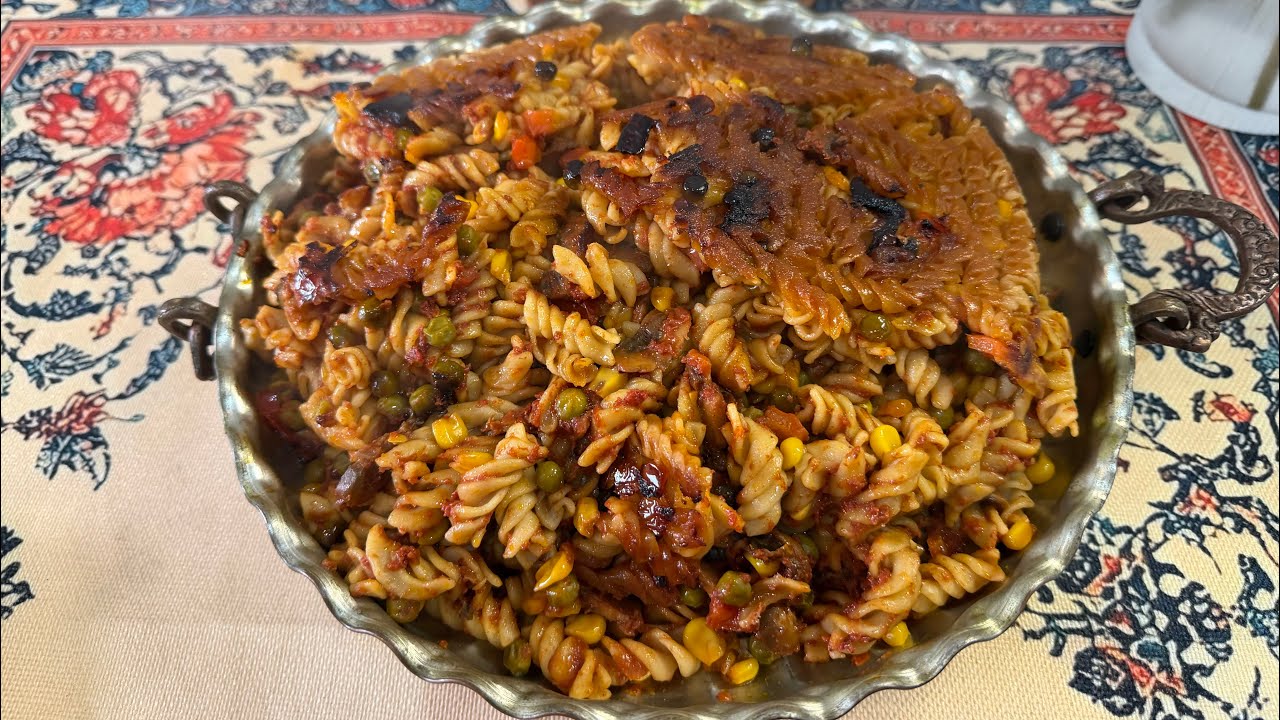 Quick & Easy Fusilli Pasta🍝😋 پاستا فوسیلی سریع و آسان