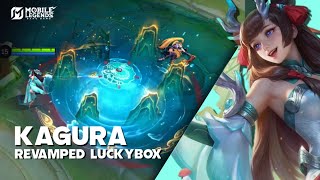 Revamped Kagura Luckybox Skin Gameplay - Skill Effects Review - Mobile Legends Bang Bang