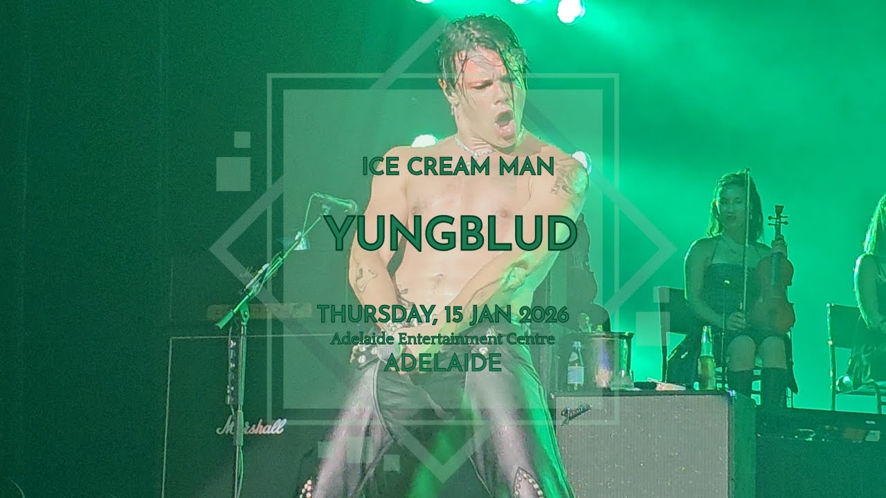 @yungblud⁩ - Icecream man - Adelaide, Australia, 15.01.2026