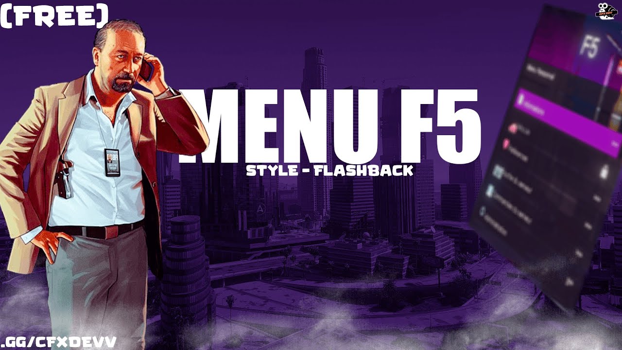 [FREE] Menu F5 style FlashBack | discord.gg/cfxdevv - YouTube