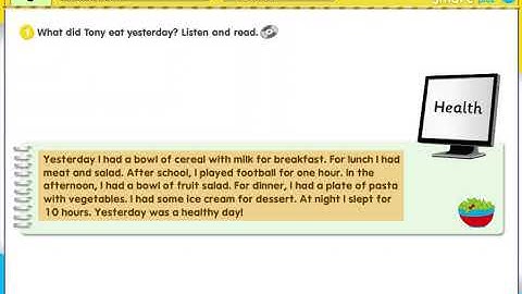 Year 4 CEFR English Get Smart Plus 4 Module 5 Eating right Textbook page 55a