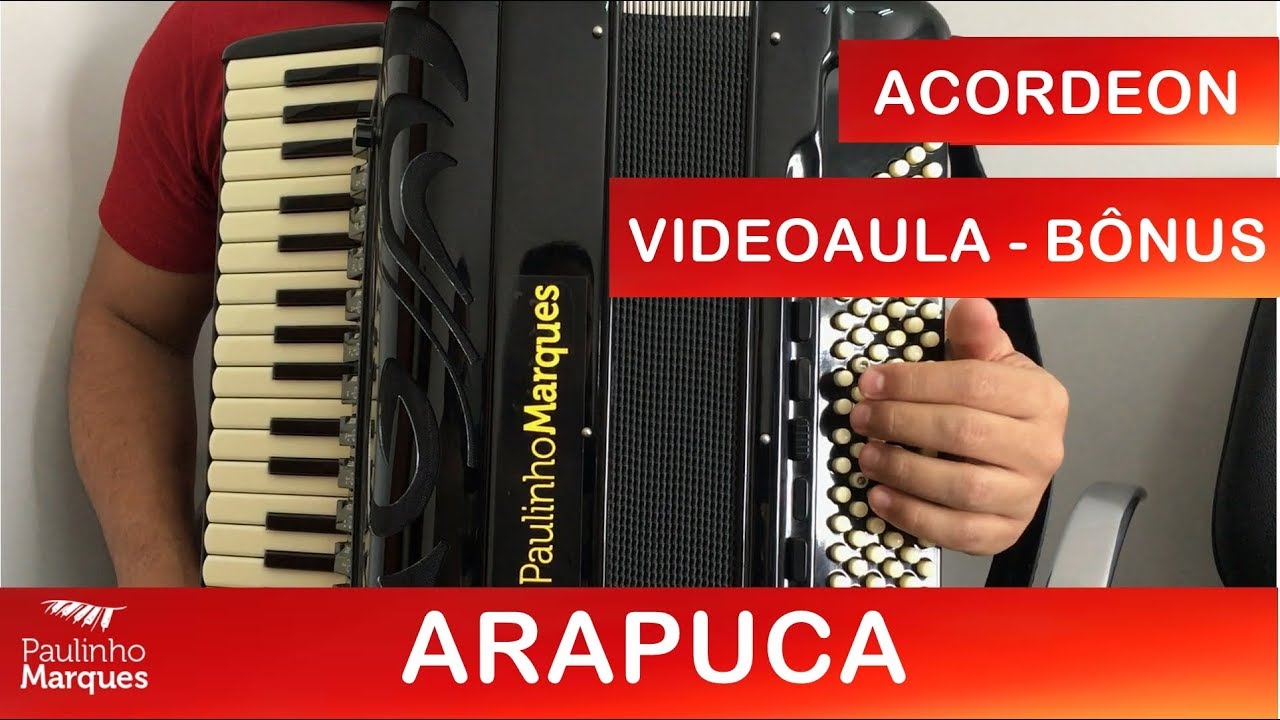 Arapuca - Acordeon - (VIDEOAULA) - versão Solevante e Soleny