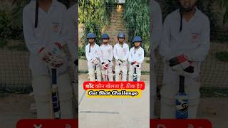 Cut Shot Challenge 🏏🔥 #cricket #challenge #dailychallenge #academy #cricketlover #youtube #ipl #yt