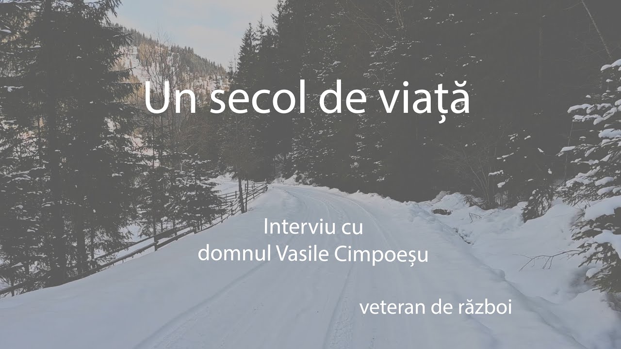 Un secol de viață, domnul Vasile Cimpoeșu, veteran de război