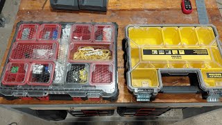 Comparacion maletin organizador Milwaukee Packout vs Stanley Fatmax