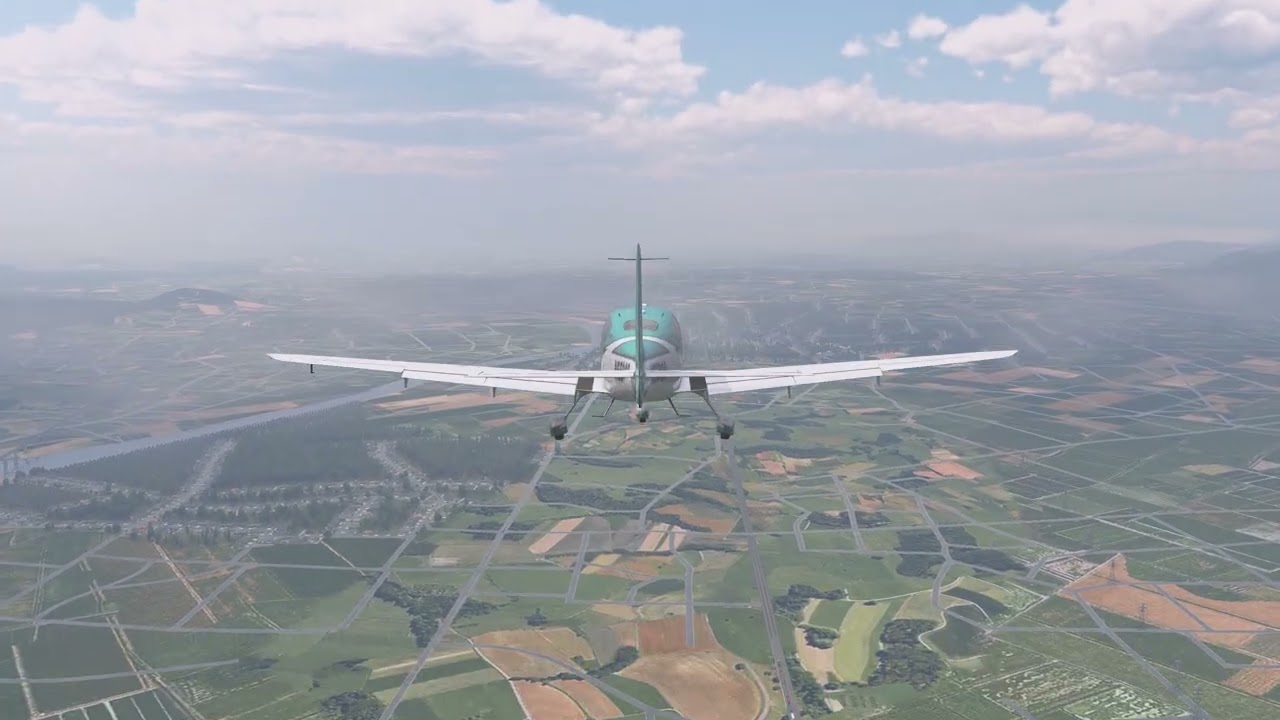 Approach down wind and landing IFR at Hanmuki Japan MSFS 2024/5