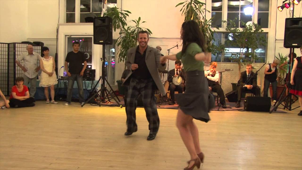 Joel Plys & Dominique performing at Uptown Swing