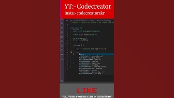 Java Code: Checking Whether a Number is Positive or Negative |  @codecreatorskr ​🔥